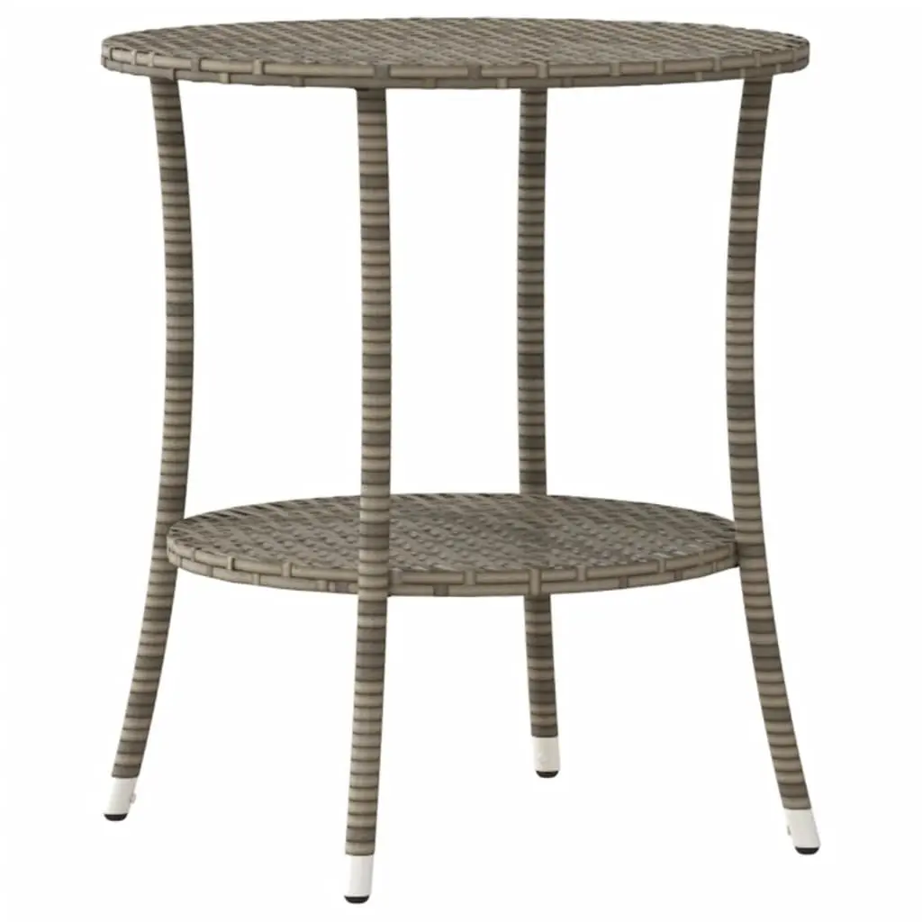 Grey Reclining Garden Chairs Set with Table