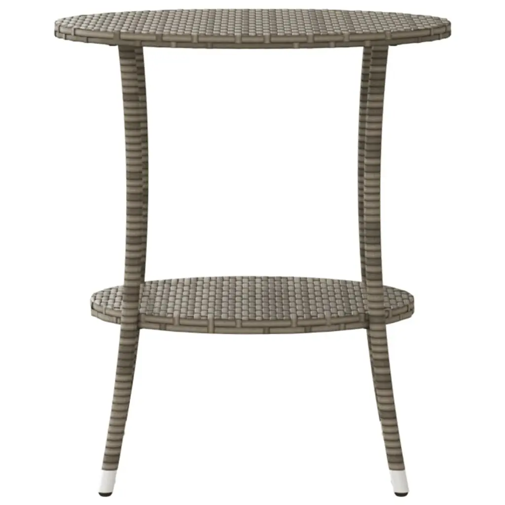 Grey Reclining Garden Chairs Set with Table