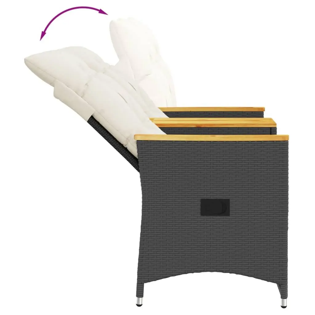 Outdoor Reclining Sofa with Central Table
