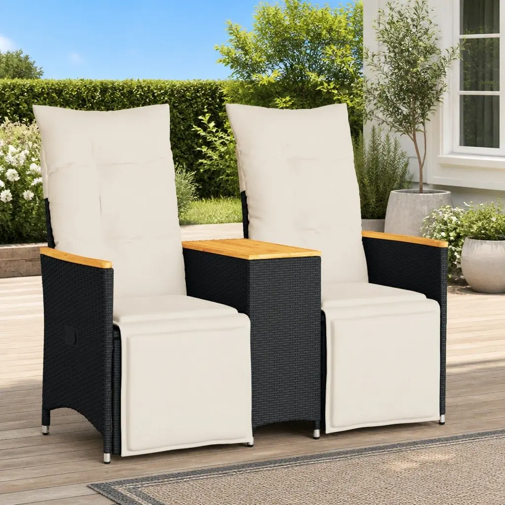 2-Seater Reclining Garden Sofa