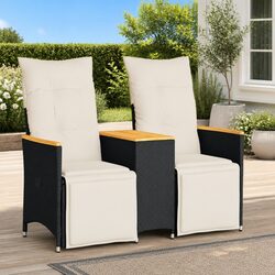Comfortable and Practical 2-Seater Reclining Garden Sofa