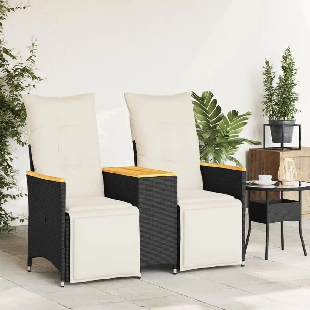 2-Seater Reclining Garden Sofa