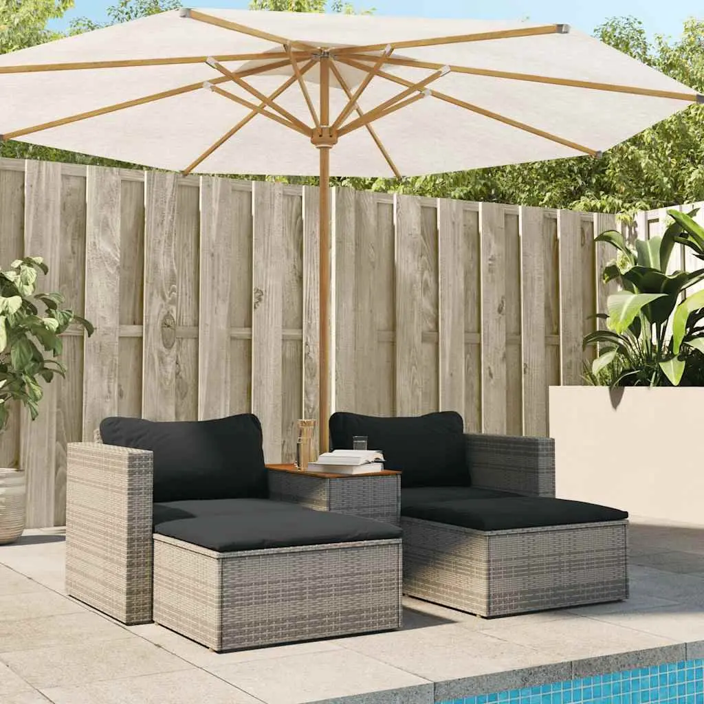 5 Piece Garden Sofa Set for Outdoor Relaxation