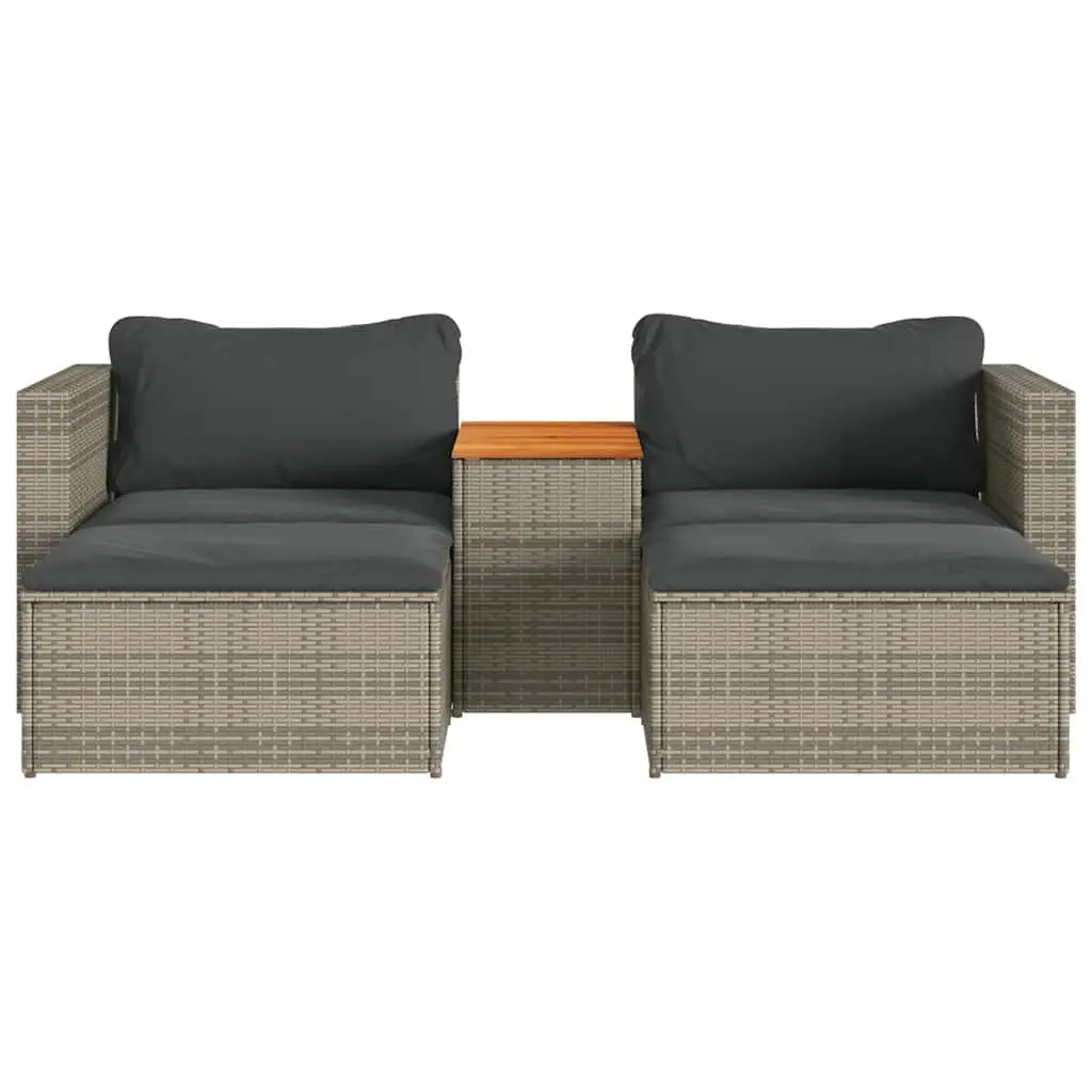 5 Piece Garden Sofa Set for Outdoor Relaxation