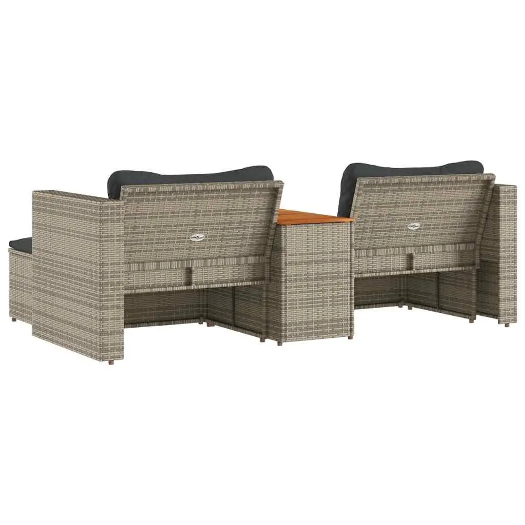 5 Piece Garden Sofa Set for Outdoor Relaxation