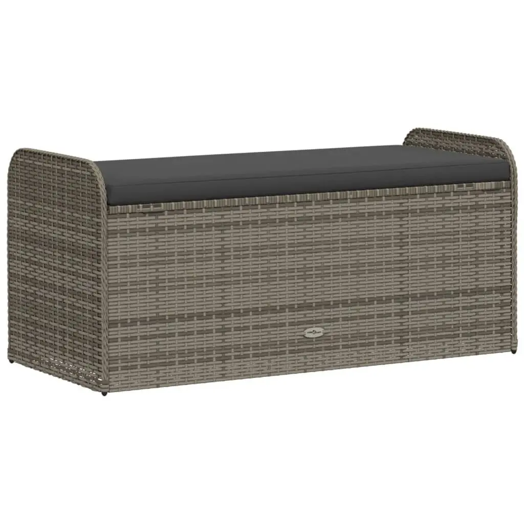Outdoor Storage Bench with Cushion