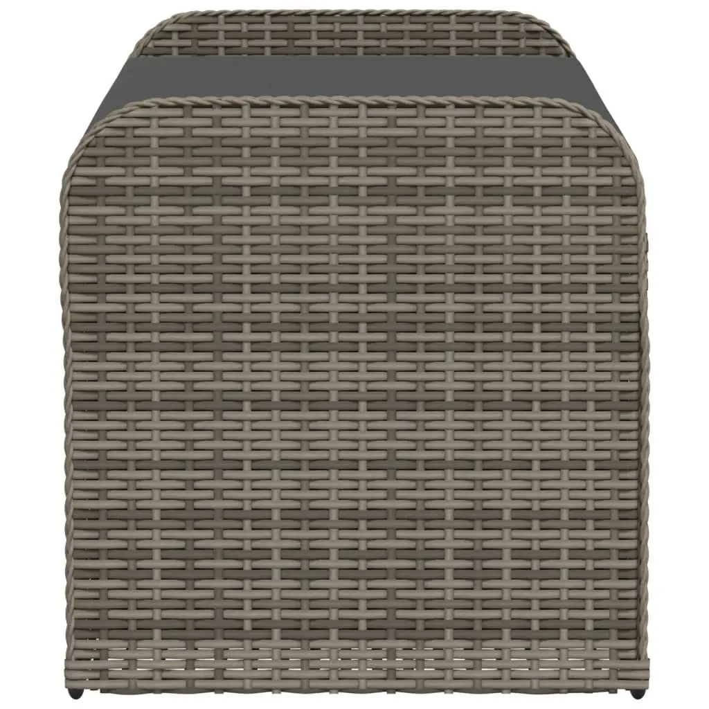 Outdoor Storage Bench with Cushion