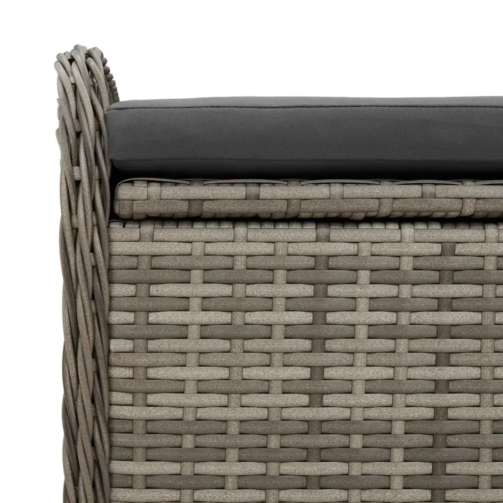 Outdoor Storage Bench with Cushion