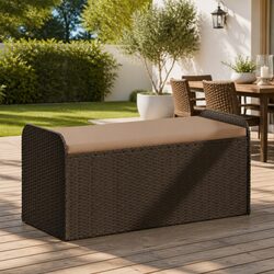 Reliable Outdoor Storage Bench with Practical Features