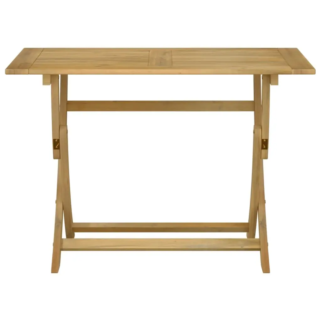 Folding Garden Table in Solid Acacia Wood