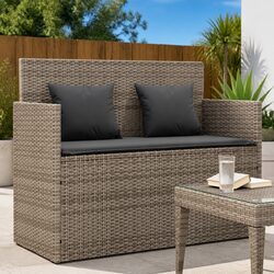 Comfortable and Reliable Garden Bench with Storage