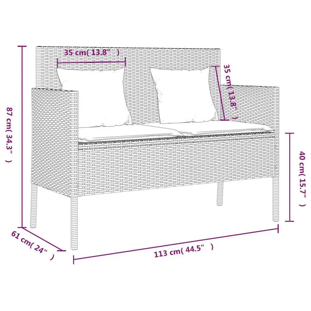 Garden Bench with Storage Solutions