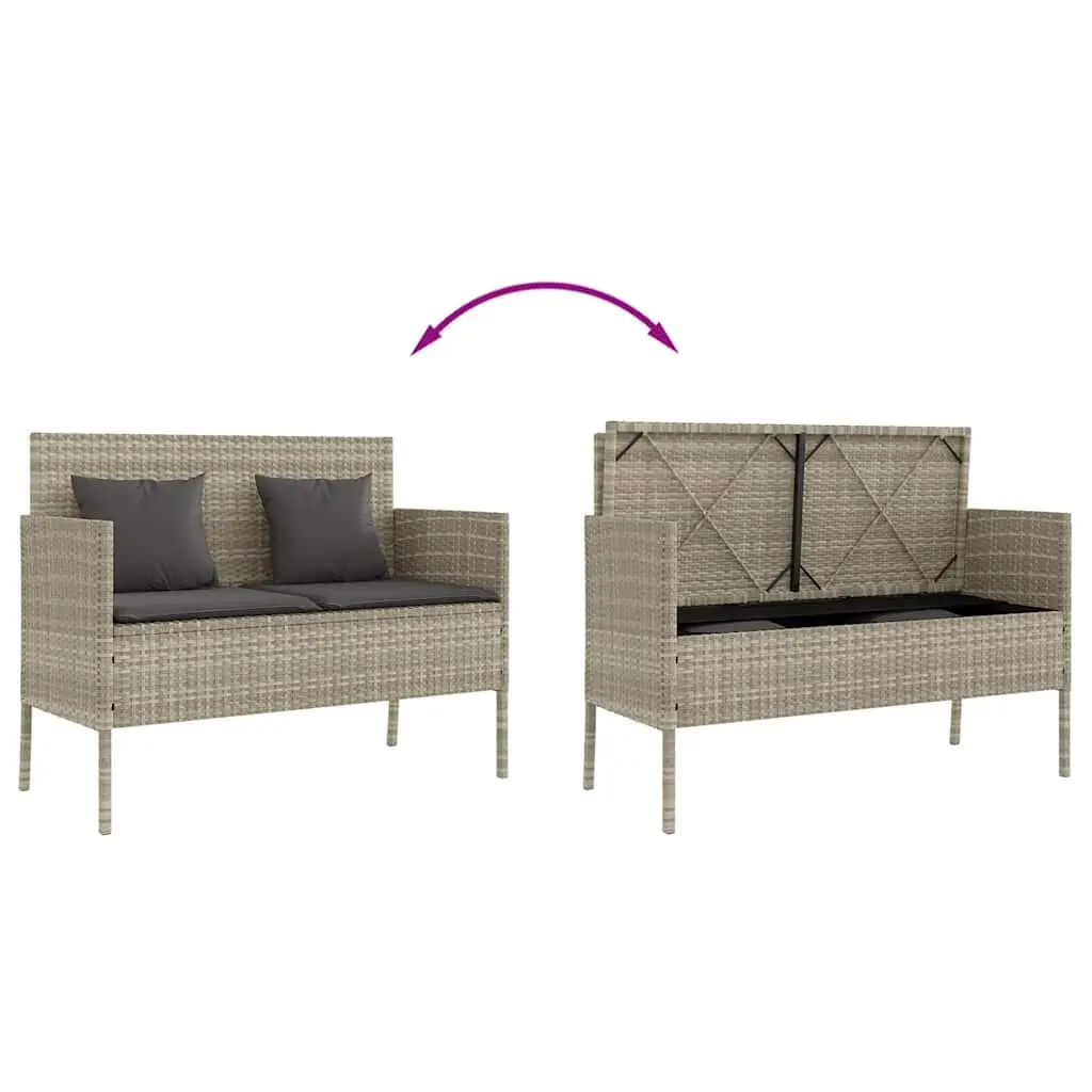 Garden Bench with Storage Solutions