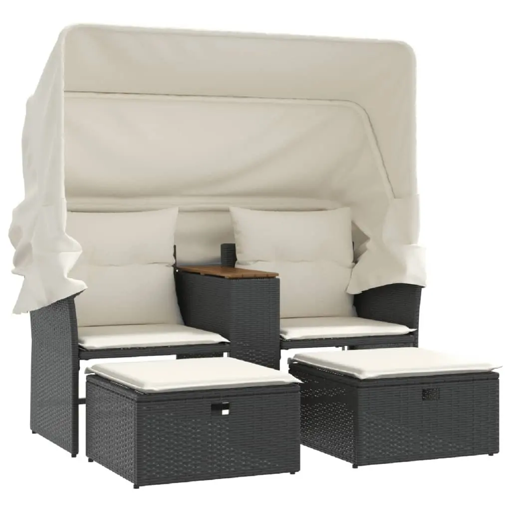 Outdoor Sofa with Canopy