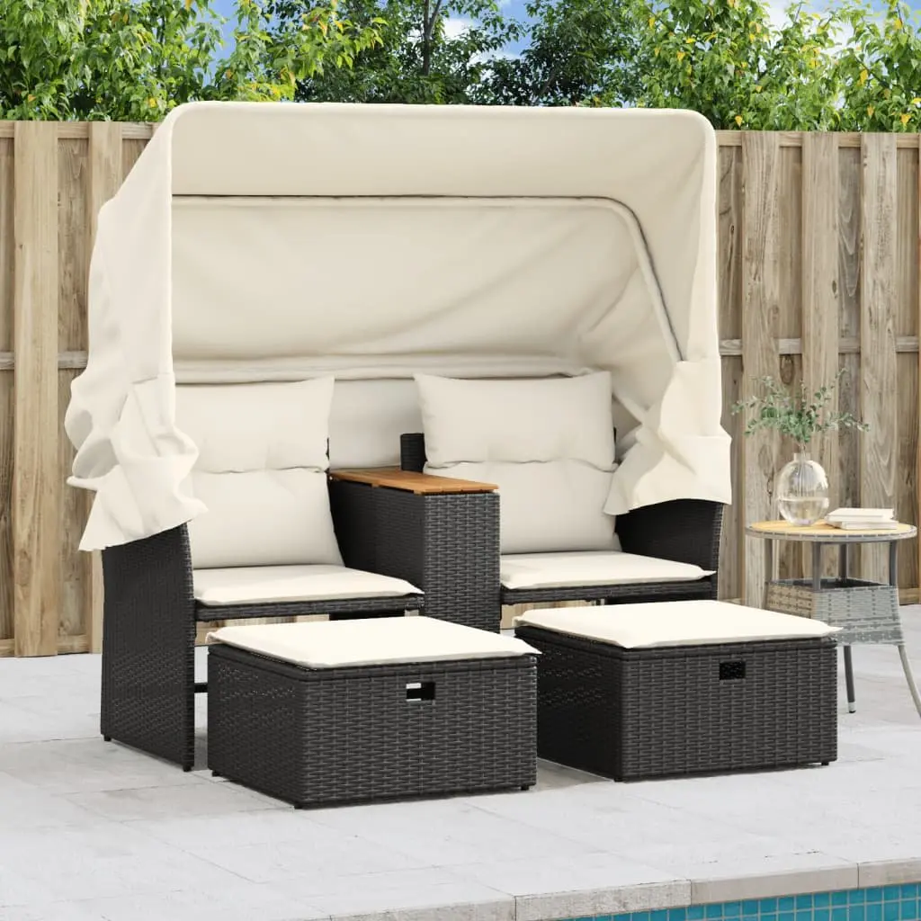 Outdoor Sofa with Canopy