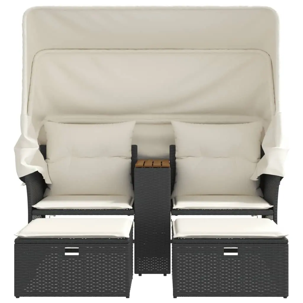Outdoor Sofa with Canopy