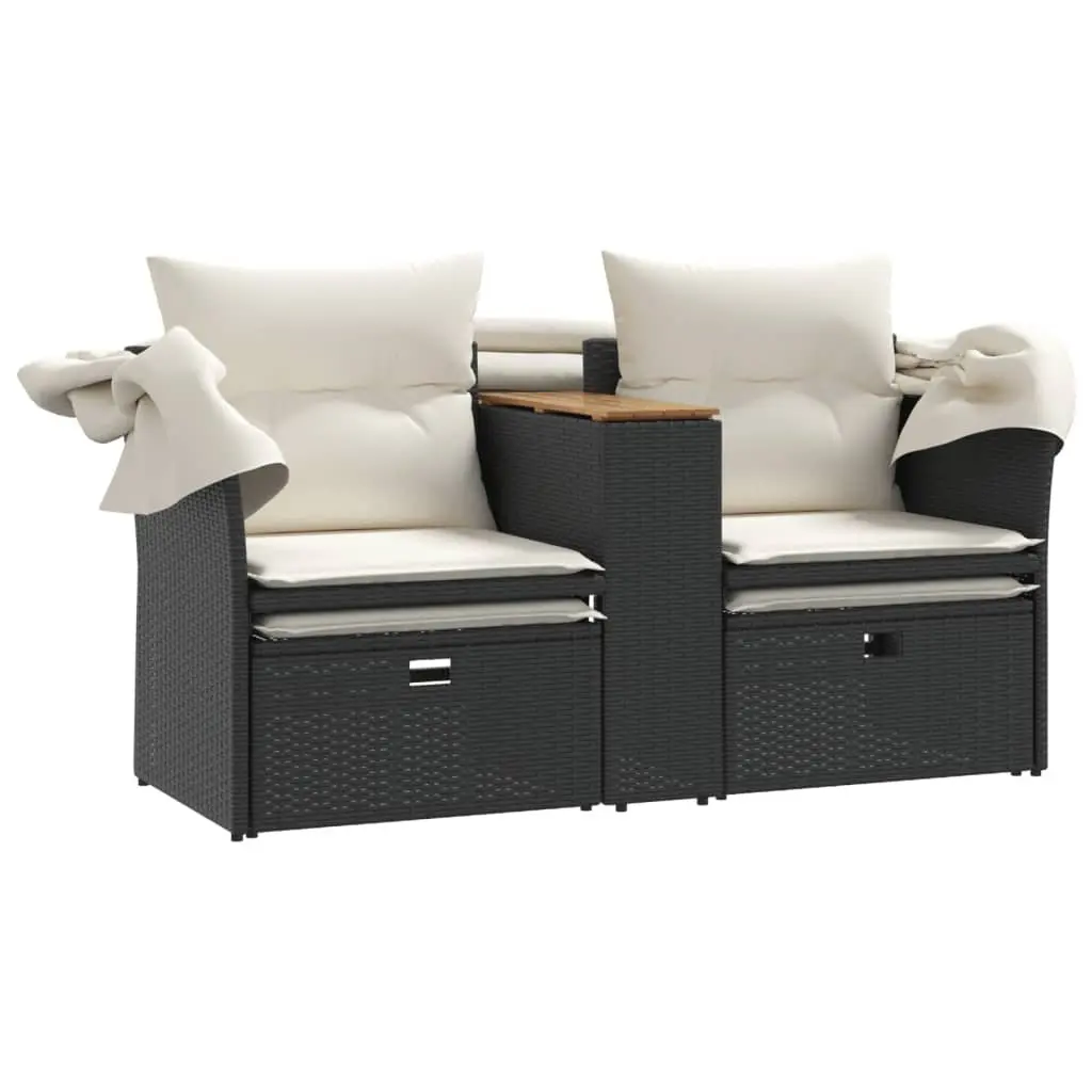 Outdoor Sofa with Canopy