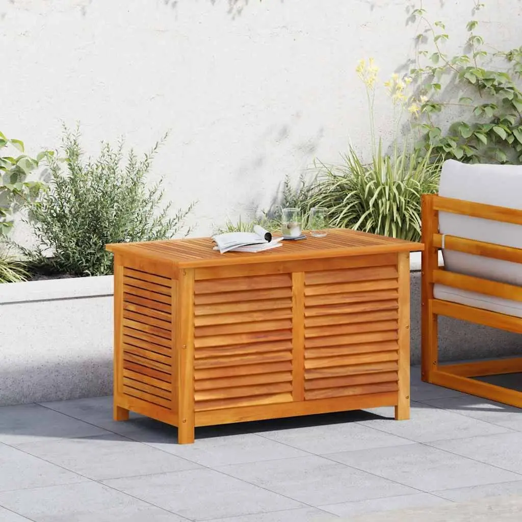 Garden Storage Box Outdoor Cushion Organiser 90x50x56cm Brown