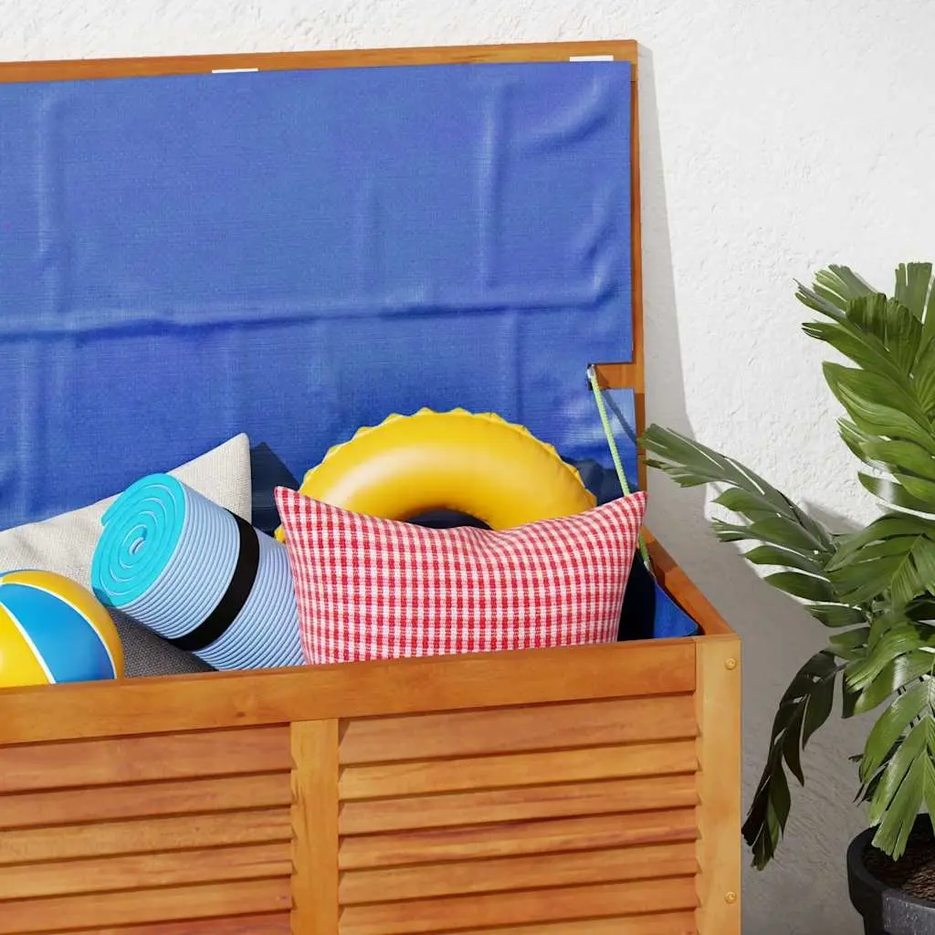 Garden Storage Box Outdoor Cushion Organiser 90x50x56cm Brown