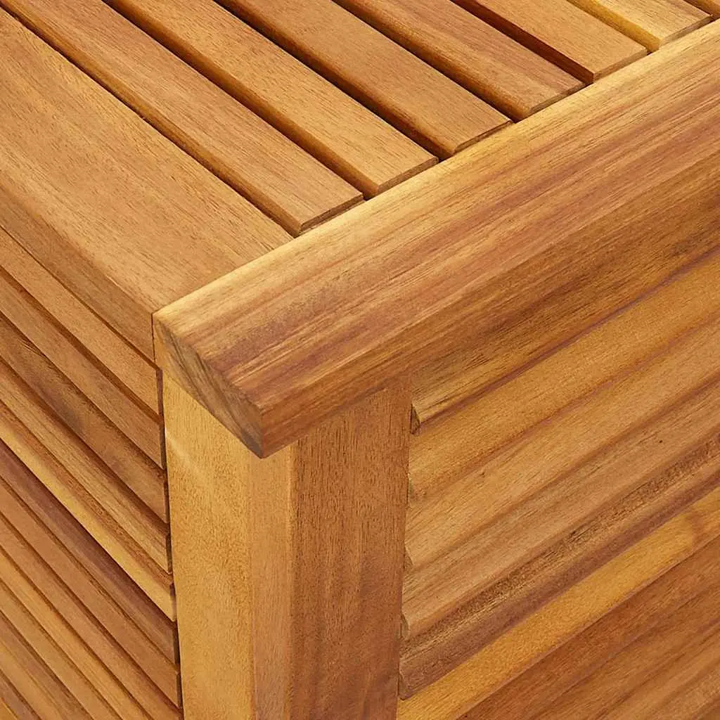 Garden Storage Box in Solid Acacia Wood