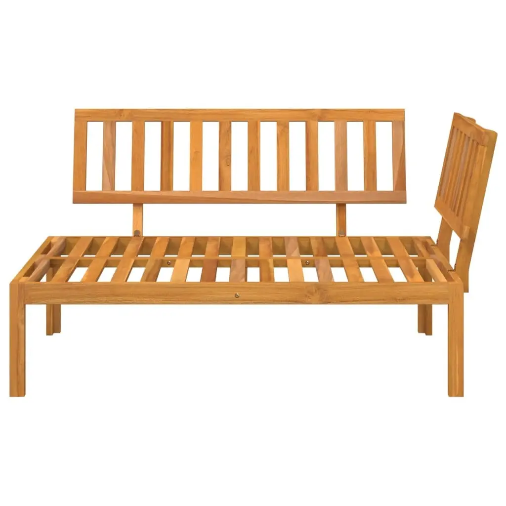 Corner Sofa Outdoor Seating Modular Solid Wood Pallet Brown