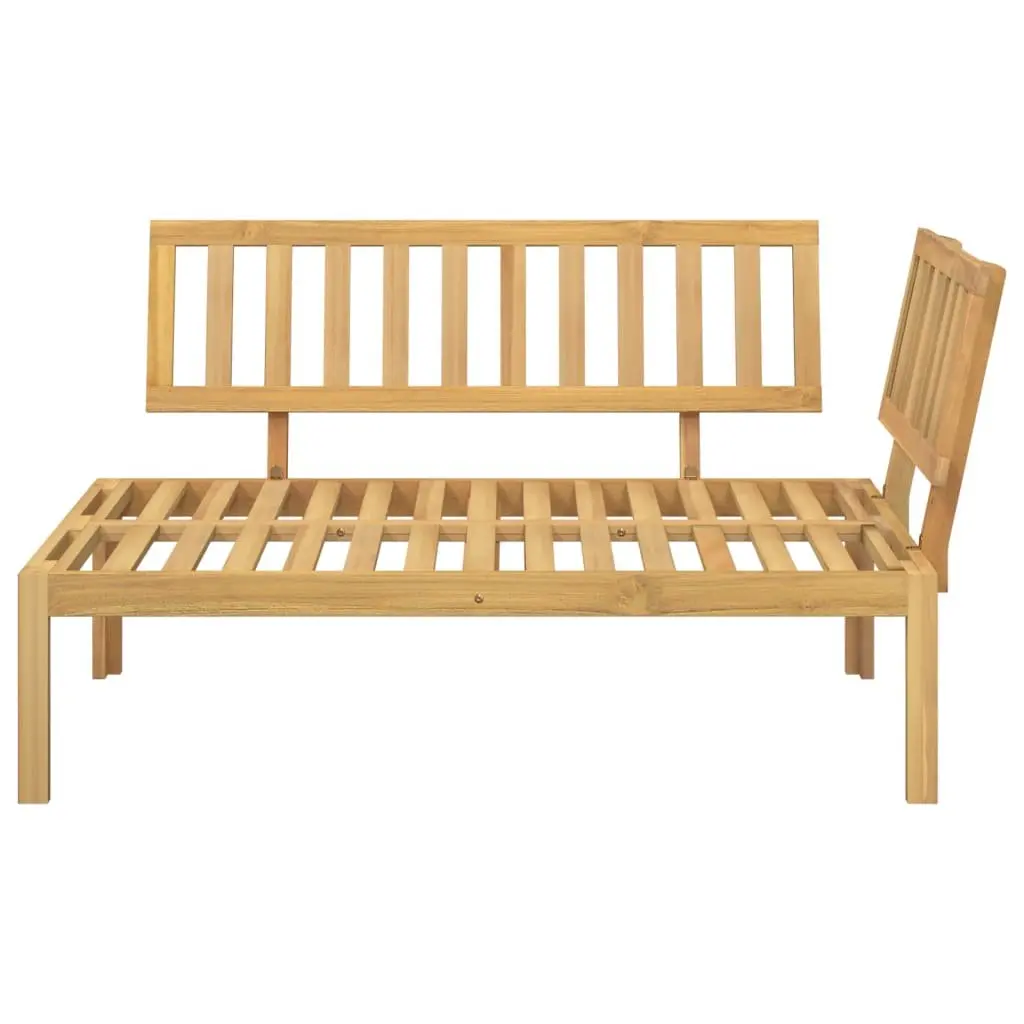 Garden Pallet Corner Sofa Outdoor Sectional Seating Modular Slatted Design