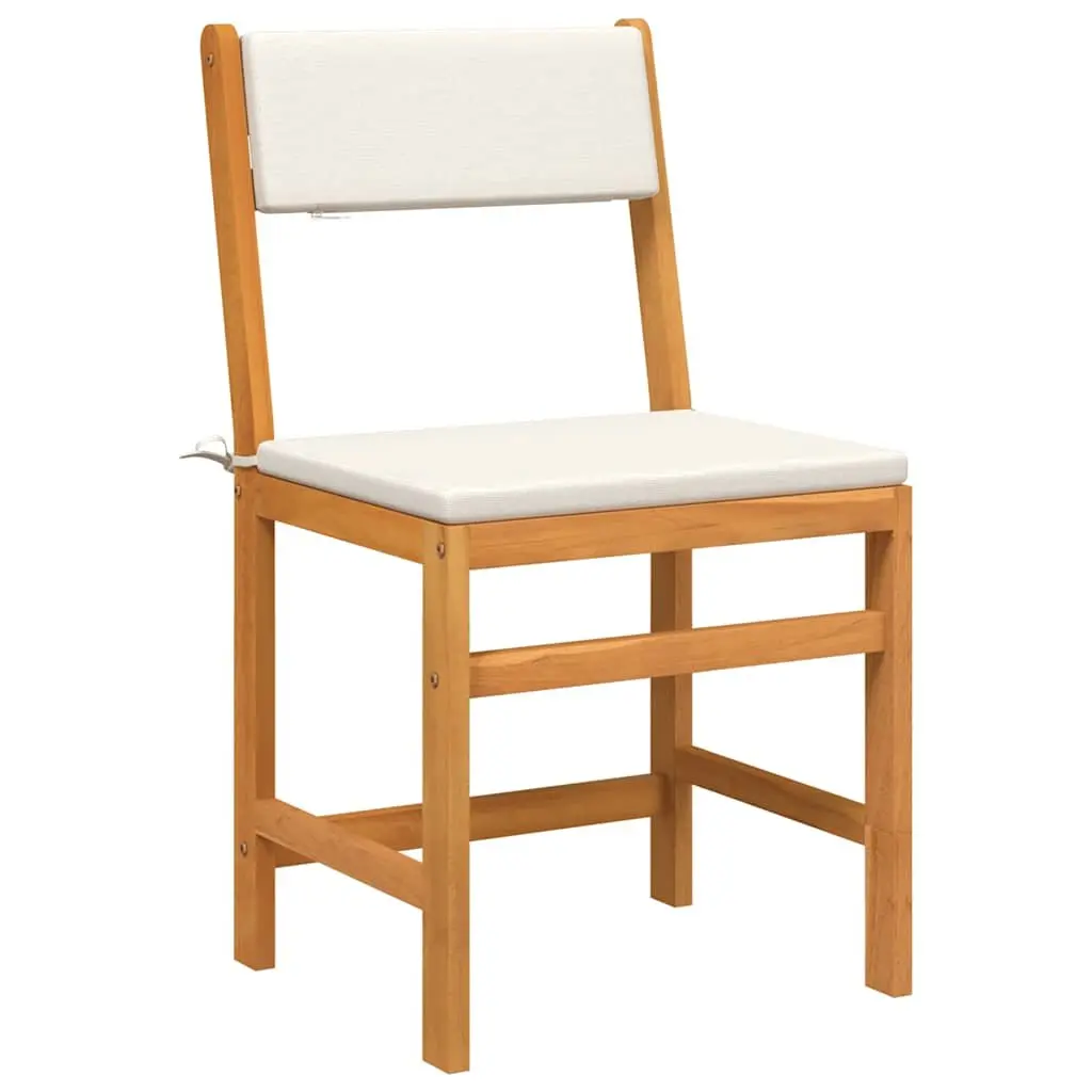 3 Piece Balcony Set Outdoor Patio Furniture Solid Acacia Wood Brown