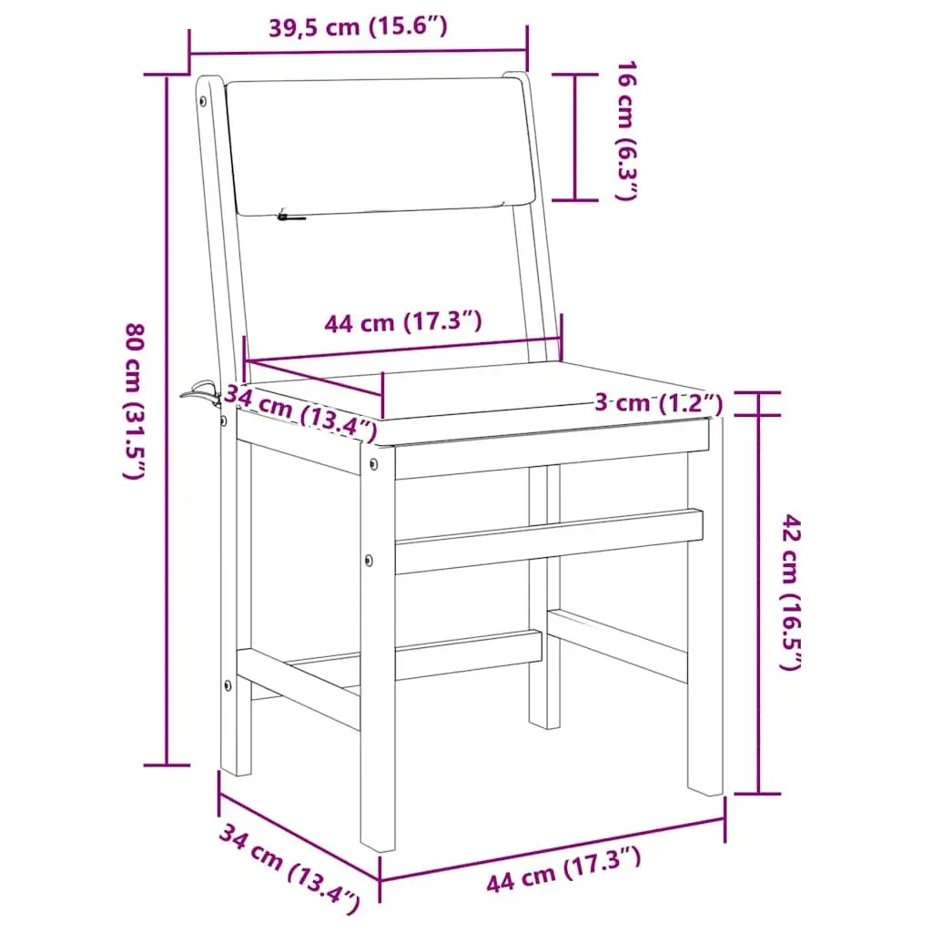 3 Piece Balcony Set with Cushioned Comfort