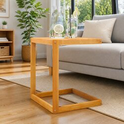 C Table 42x40x50 cm Solid Wood Acacia Outdoor Furniture Brown Side Table