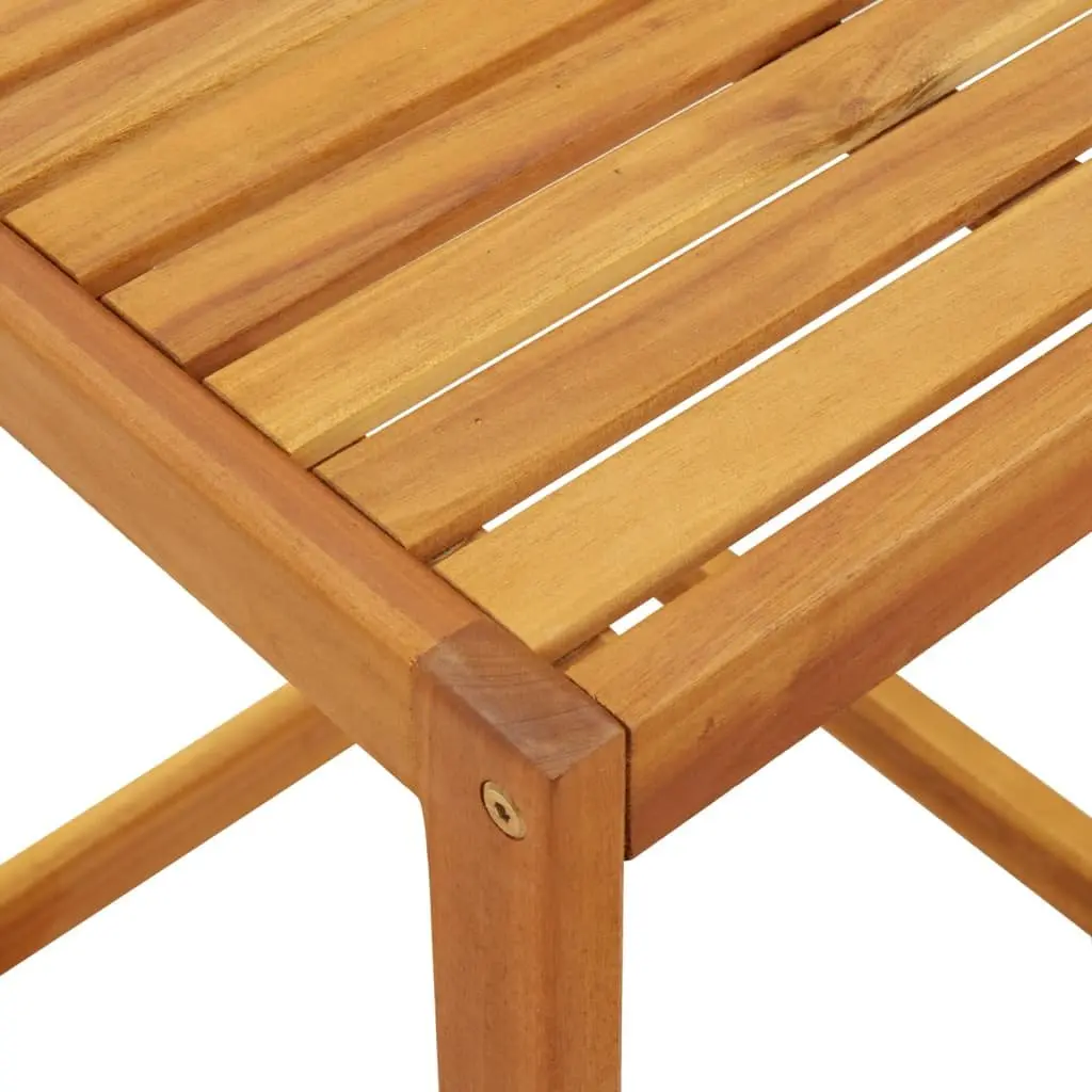 C Table Outdoor Furniture C-Shape Solid Acacia Wood 42x40x50 cm Brown Side Table