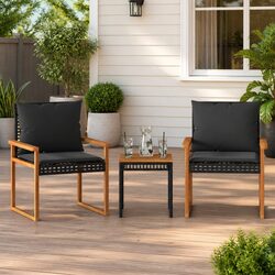 Comfortable and Practical 3 Piece Outdoor Bistro Set
