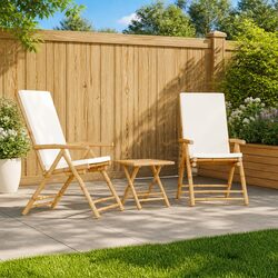 Reliable and Cozy Bamboo Folding Reclining Chairs for Outdoors