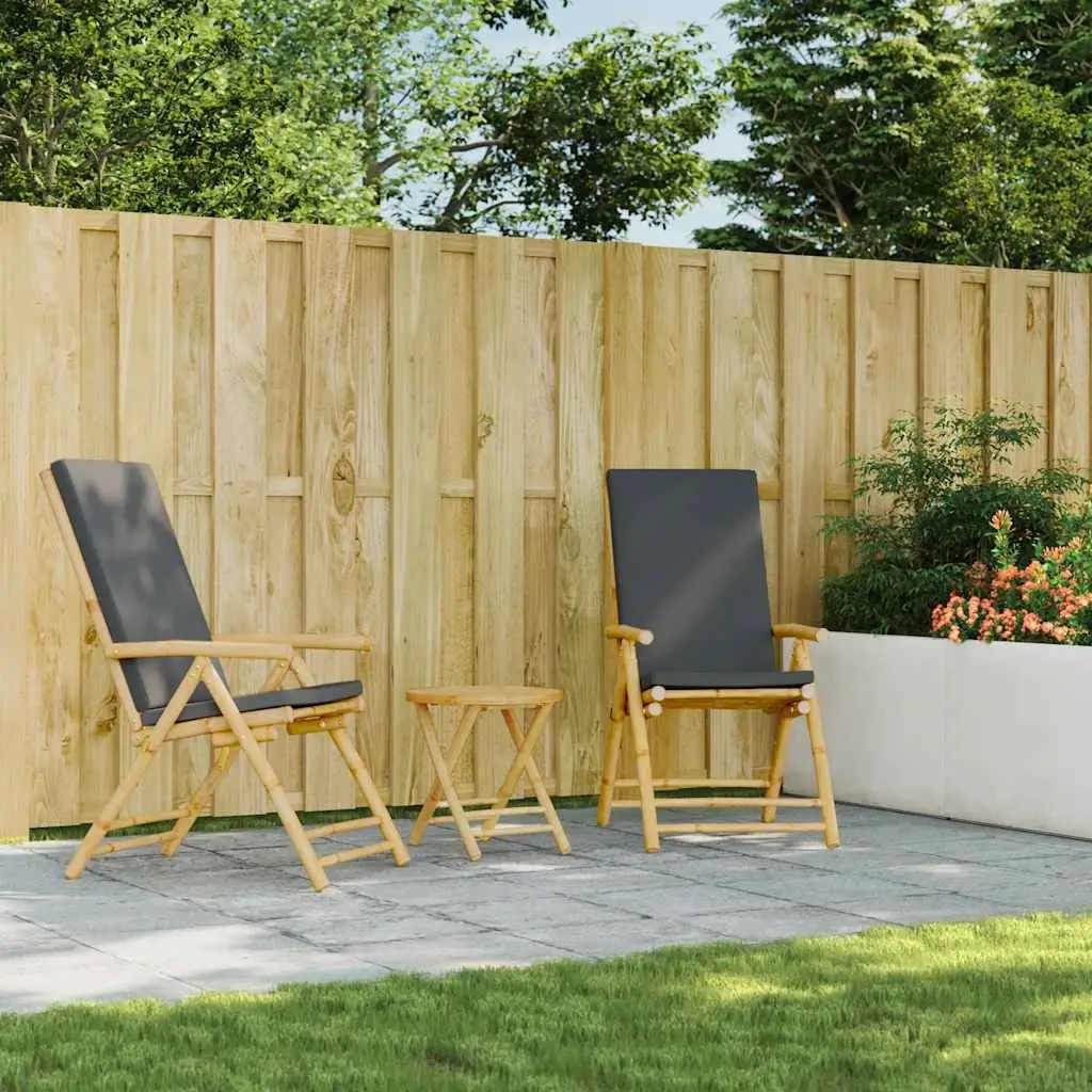 Brown Bamboo Folding Table for Outdoor Use