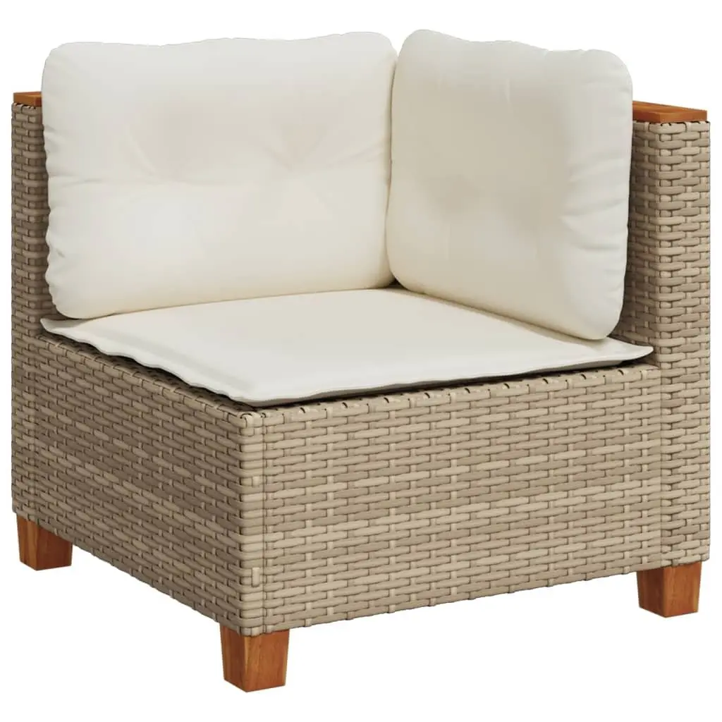 Corner Sofa for Outdoor Enjoyment in Beige