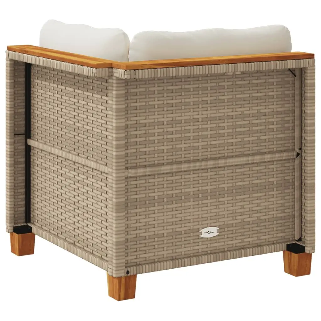 Corner Sofa for Outdoor Enjoyment in Beige