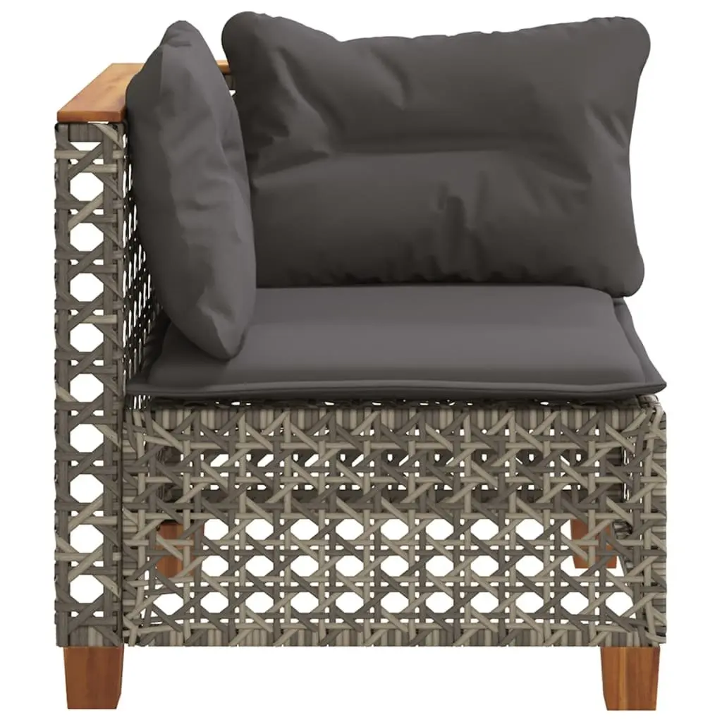 Garden Corner Sofa Modular Outdoor Lounge Seating Grey