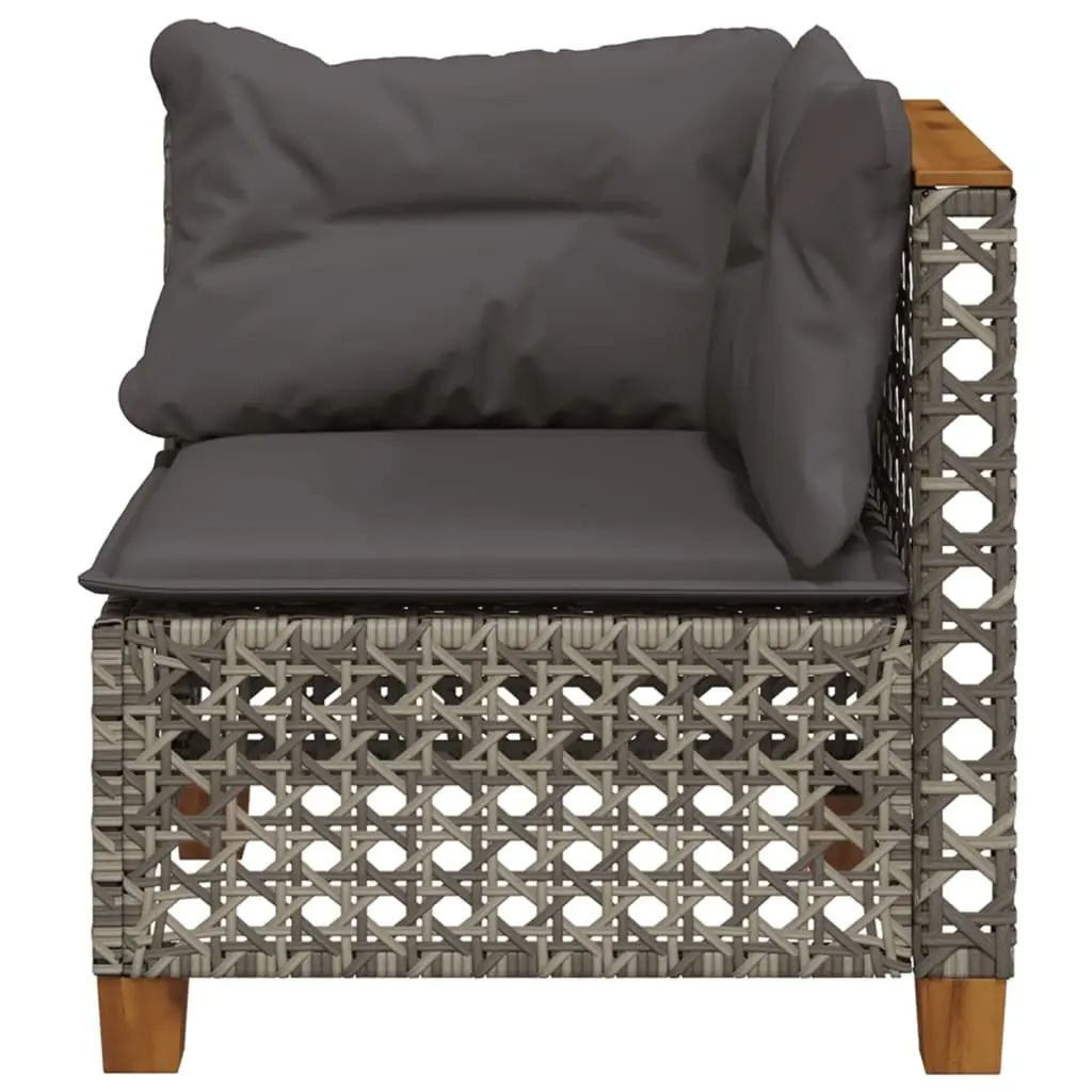 Garden Corner Sofa Modular Outdoor Lounge Seating Grey