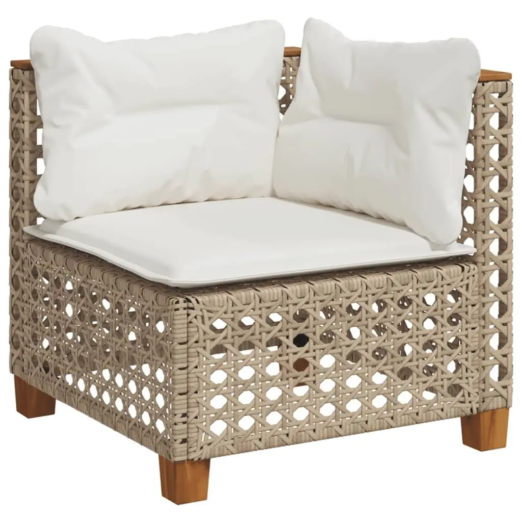 Outdoor Corner Garden Sofa with Cushions