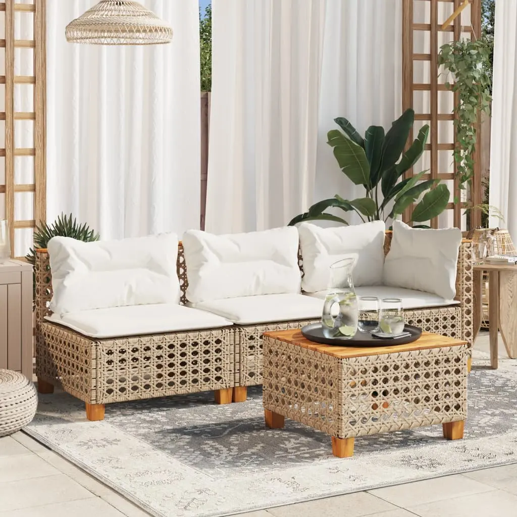 Outdoor Corner Garden Sofa with Cushions