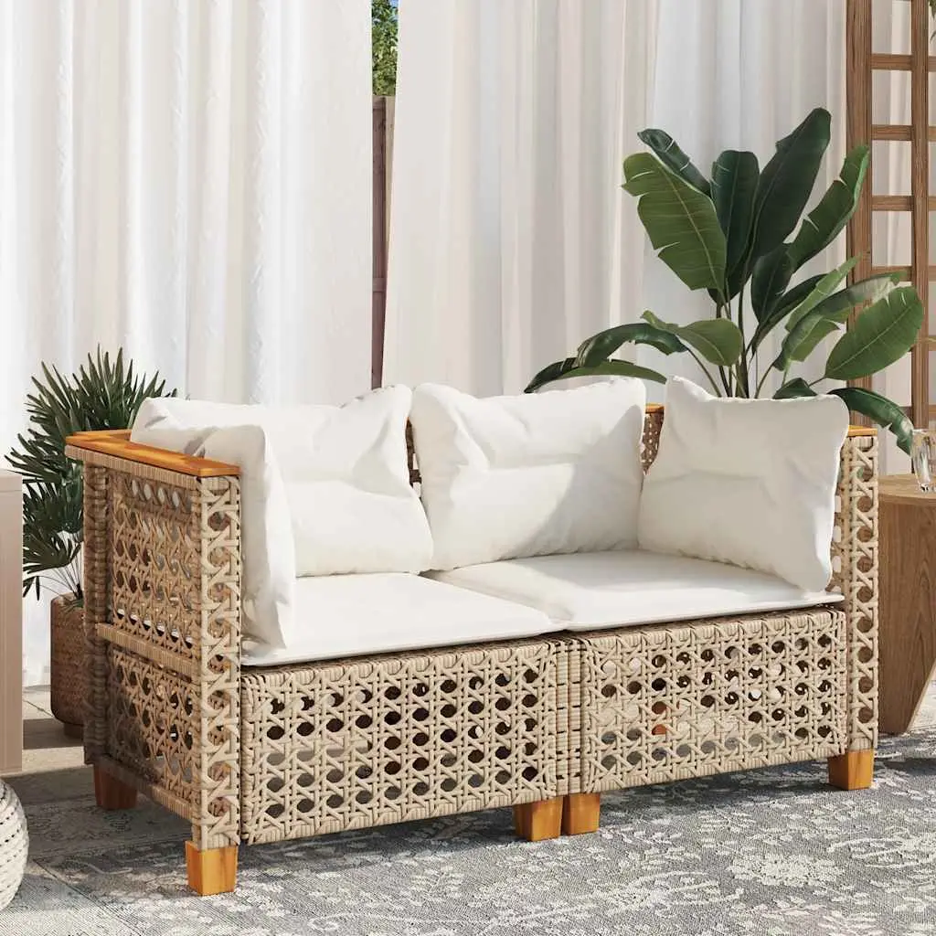 Outdoor Corner Sofa Set with Cushions Included