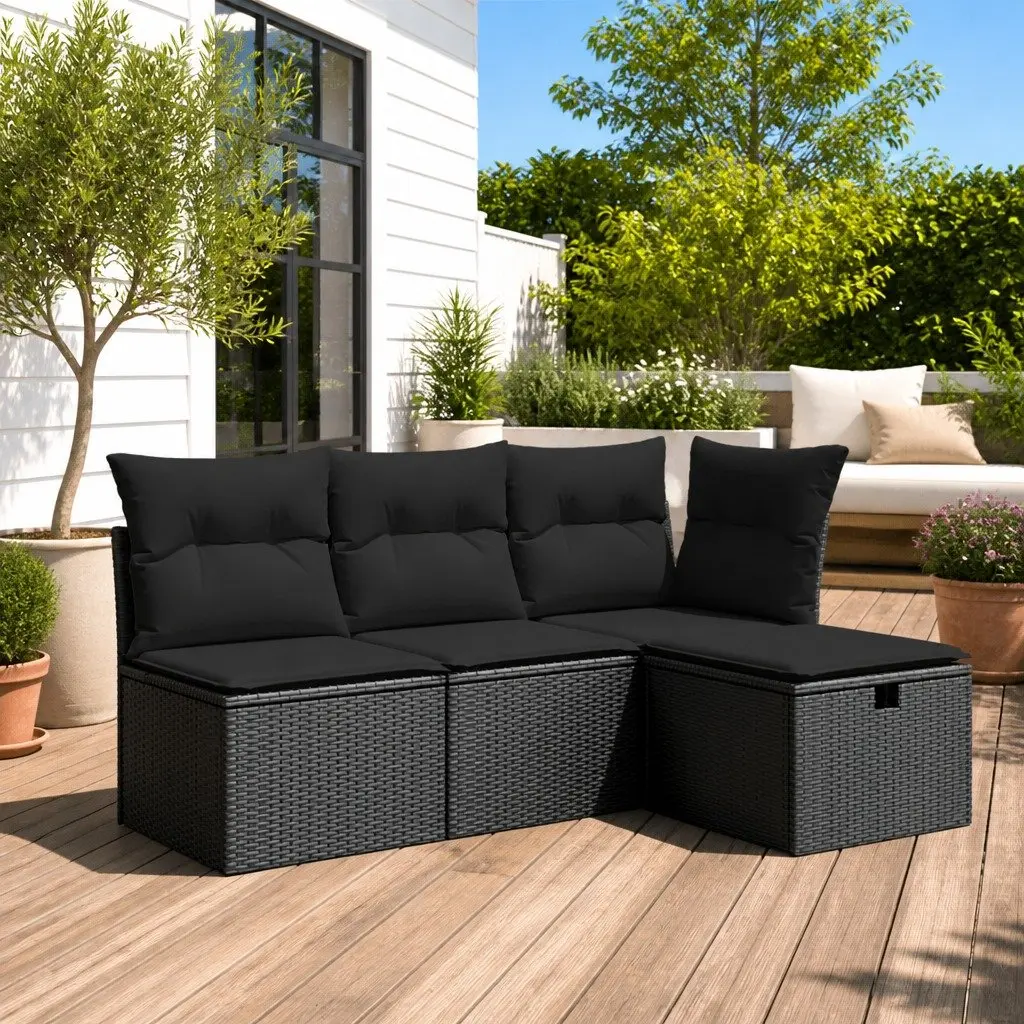 Outdoor Garden Stool with Cushion Storage