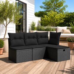 Reliable Outdoor Garden Stool with Cushion Storage
