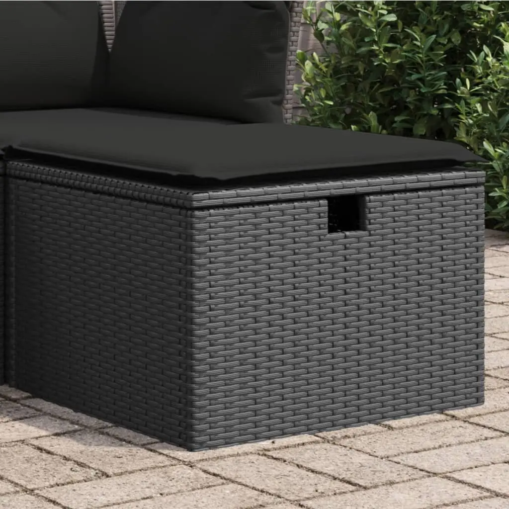 Outdoor Garden Stool with Cushion Storage