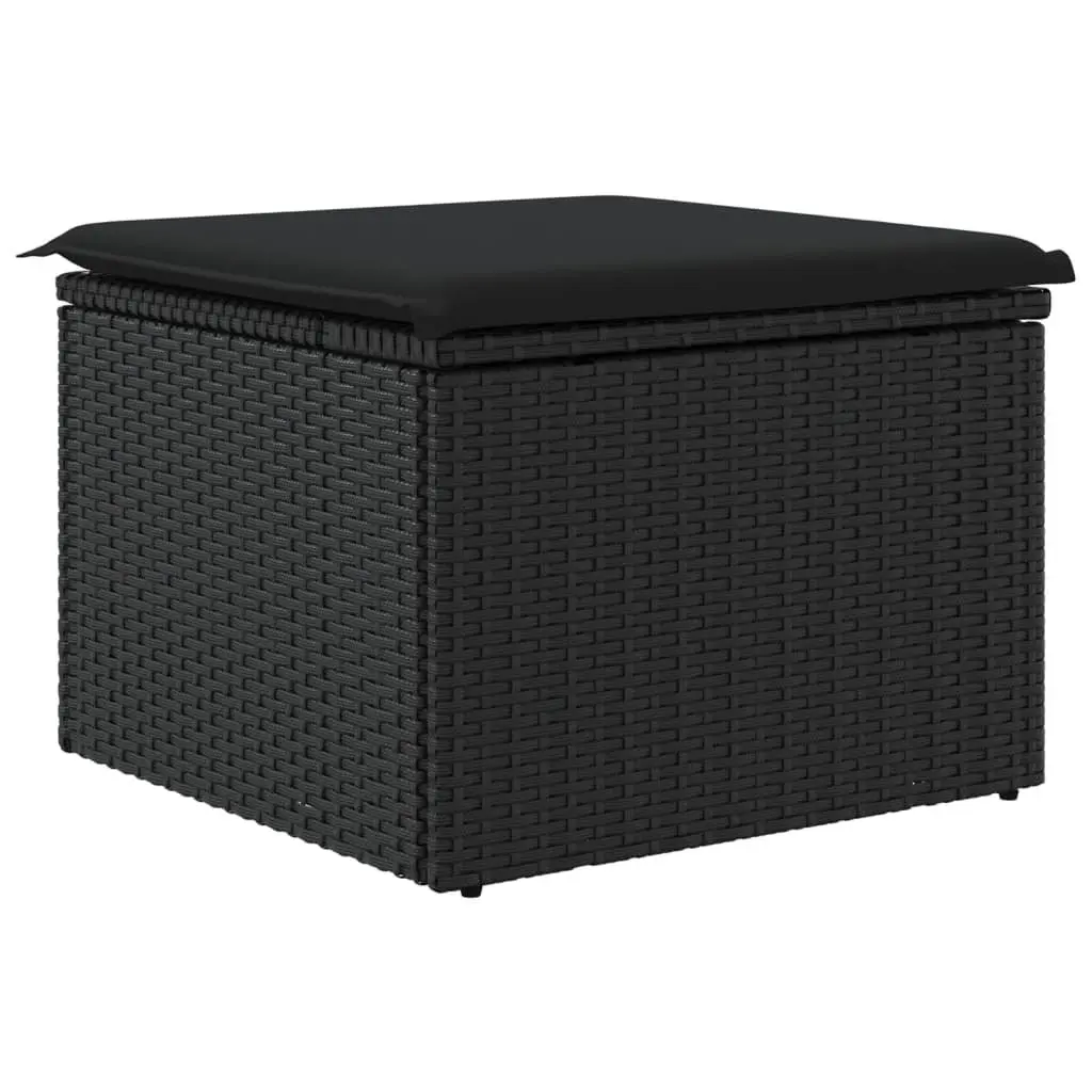 Garden Stool with Cushion Storage for Outdoor Use