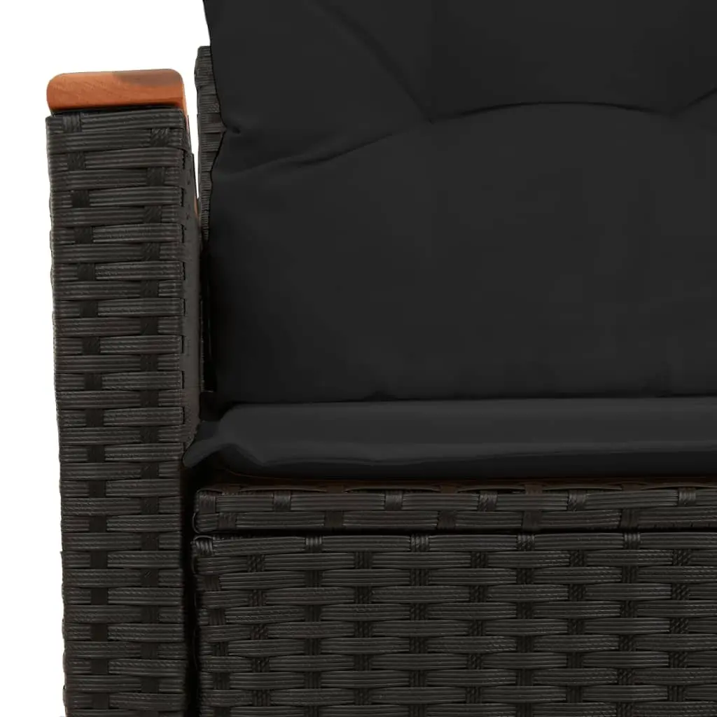 2-Seater Outdoor Sofa with Cushions