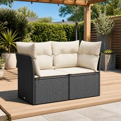 A Comfortable and Functional 2-Seater Garden Sofa