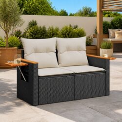 Comfortable 2-Seater Sofa with Storage for Your Garden
