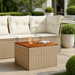Beige Outdoor Garden Table: Practical and Reliable