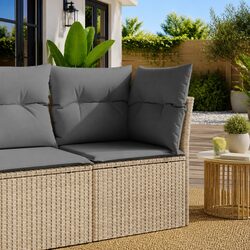 Reliable Outdoor Corner Sofa with Cushions