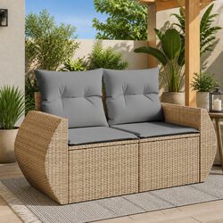 Comfortable 2-Seater Garden Sofa: Value Meets Quality